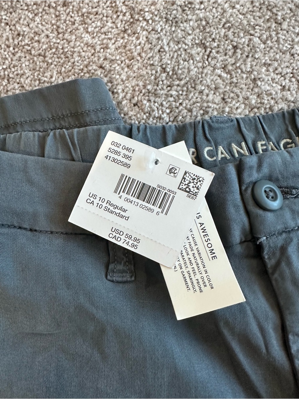 American Eagle Mid Rise Baggy Wide Leg Pants
